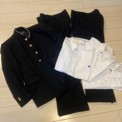 公立中学　学ラン　標準服　160A