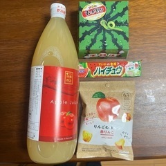 ジュース、お菓子