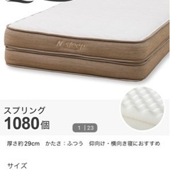おまけ付【美品】ニトリ ２層式 マットレス N sleep プレミアム