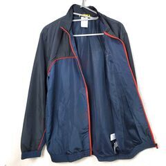 USED品 adidas メンズ ウインドブレーカー Lサイズ 裏地メッシュの画像