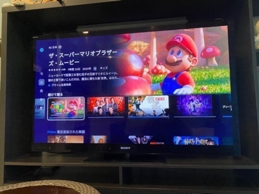 （お取引中）テレビ55インチ　SONY  fire tv stck付