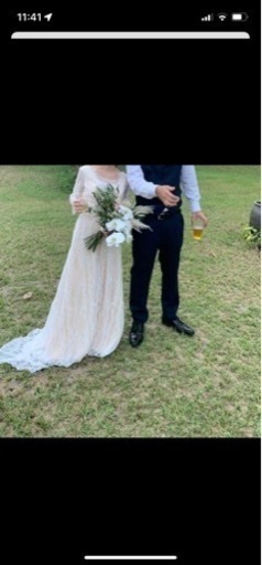 美品　ウエディングドレス　スレンダー　結婚式　前撮り