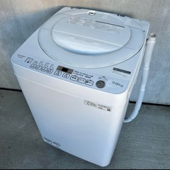 管理NO.0005 SHARP 全自動電気洗濯機 ES-KS70W-W 21年製 管理NO.0005 SHARP 全自動電気洗濯機 ES-KS70W-W 21年製