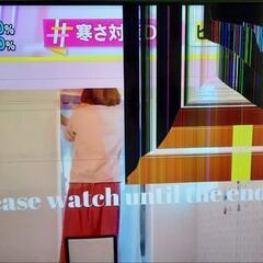 画面割れテレビ(50インチ)の画像