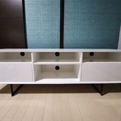 超美品　ほぼ新品　Francfranc　テレビ台　真っ白