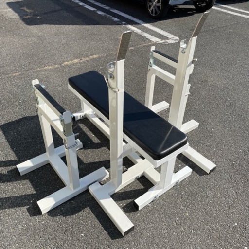 ナローベンチ台セーフティラック付き