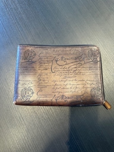 BERLUTI (ベルルッティ) ニノ GM スクリットレザー クラッチ ブランド メンズ 男性 レザー 鞄 バッグ クラッチバッグ