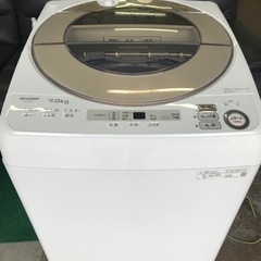 【決まりました】☆シャープ　洗濯機　ES-SH7C-N   7kg   2022年製