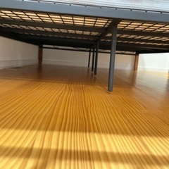 ニトリ　ダブルベッド（フレーム＋マットレス）の画像