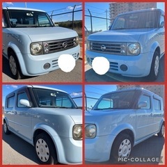 8万キロ代 7人乗り 綺麗な キューブ　車検付 乗って帰れます。の画像