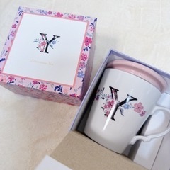新品　アフタヌーンティー　イニシャル　マグカップ　