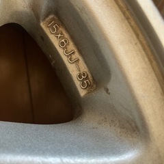日産純正　アルミホイール　15インチ　15x6JJ-35 6穴の画像