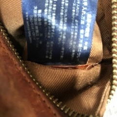 紳士　ハンドバッグ牛革　三澤製の画像