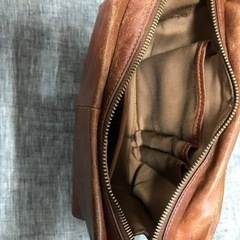 紳士　ハンドバッグ牛革　三澤製の画像
