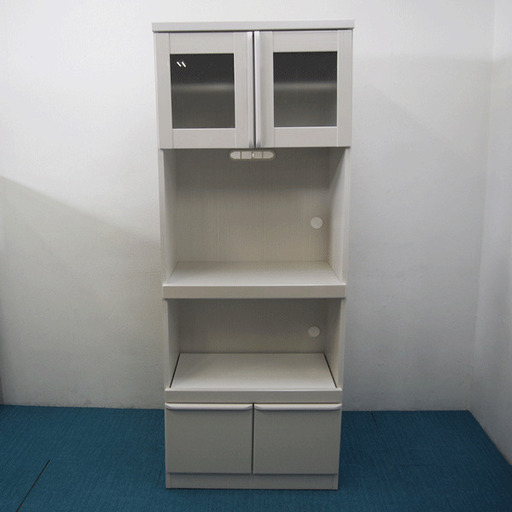 良品 食器棚 キッチンボード 三幸ジャパン スリムタイプ 幅698 奥行430 高さ1800mm (HA01)