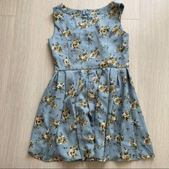 ★値下げしました★美品 earth 花柄ワンピース Sサイズの画像