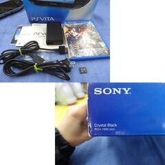 SONY PSVITA PCH-1000 ZA01 クリスタル・ブラック Wi-Fiモデル ソフト1つ プレイステーション ヴィータ ソニー 西岡店の画像