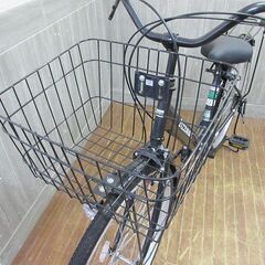 stp-2278　自転車　26インチ　DCM　アズラーレ260　パンクしにくい自転車　取扱説明書付　かご付き　鍵付き　ライト付き　ベル付き　通勤　通学　お買い物　サイクリングの画像