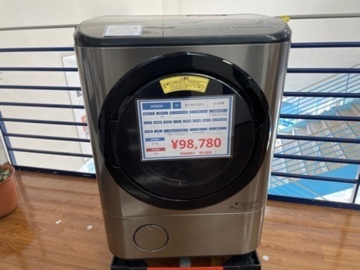 HITACHI ドラム式洗濯機　BD-NX120CL 洗濯12kg／乾燥6kg 2019年製