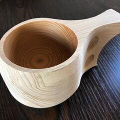 自分で作る幸せを呼ぶ木のカップ　ククサ　DIY キットの画像