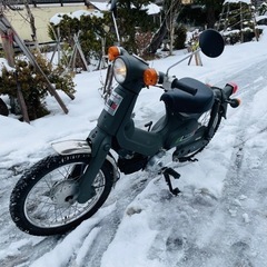 自衛隊色108cc動画有スーパーカブオフロードスパイクの画像