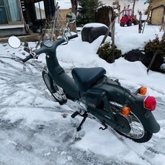 自衛隊色108cc動画有スーパーカブオフロードスパイクの画像