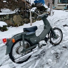自衛隊色108cc動画有スーパーカブオフロードスパイクの画像