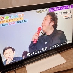 SHARP AQUOS テレビ　リモコン付き