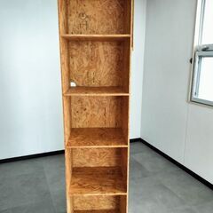 【受付停止中】隙間収納　棚　5段ラック　手作り　コード用に一箇所穴ありの画像