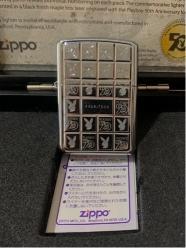 タイムセール1h 75%off【希少品・限定品 】7500個限定 プレイボーイ 50周年 Zippo ジッポ