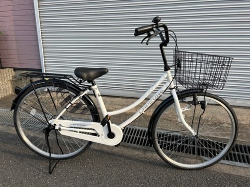 未使用 ママチャリ 26インチ 白色