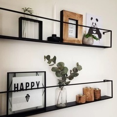 壁ラック　インテリア　本棚　2点セット