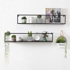 壁ラック　インテリア　本棚　2点セットの画像