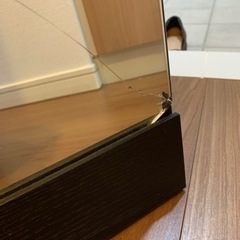 スタンドミラー　姿見　木製の画像