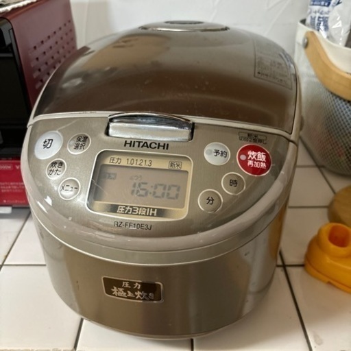 日立　圧力極上炊き　炊飯器