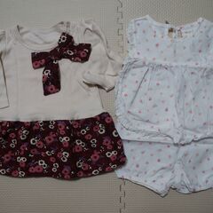 女の子ベビー服　サイズ80　43着セット　まとめ売りの画像