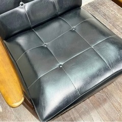 カリモク家具 Kチェア カリモク60 1シーター スタンダードブラック アームチェアの画像