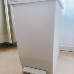 リス 棚下で使えるペダルダストボックス 45L グレー 1個 幅...