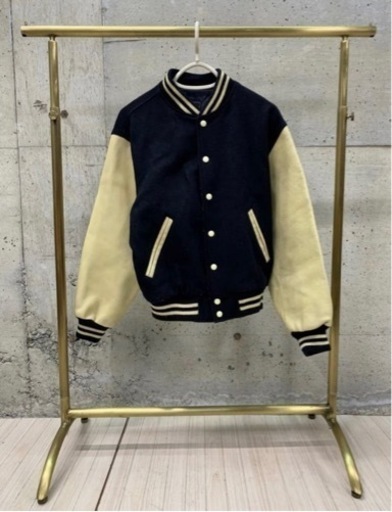 VAN ヴァン JAC　スタジャン スタジアムジャンパー ジャケット 袖革