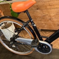 新春SALE！チェーン新品！】6段変速 26インチ自転車 ブラック