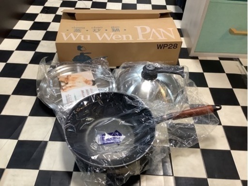 【リサイクルサービス八光】Wu Wen PAN ウー・ウェン・パンWP28フライパン　IH不可