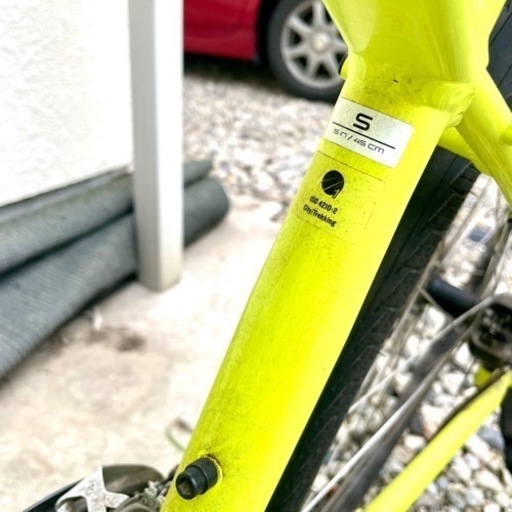 【TREK/トレック】クロスバイク FX1 サイズS 3×7段変速 SHIMANO 15IN/45cm 走行確認 イエロー ★カバー等