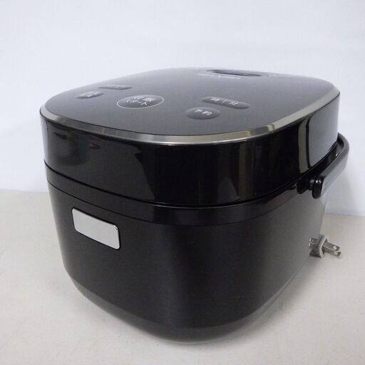 2018年製 シャープ SHARP マイコン炊飯器 黒厚釜 3合炊き 配達設置対応/1カ月保証 ブラック系 KS-CF05A-B