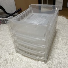 【取引中】A4ジョイントトレー＆ラック 5段