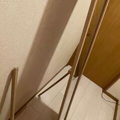 木製スタンドミラー