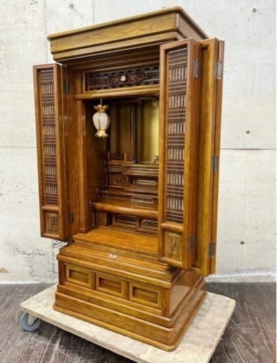 仏壇 二重扉 コンパクト スリムタイプ セパレートタイプ 上品 豪華