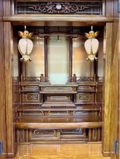 仏壇 二重扉 コンパクト スリムタイプ セパレートタイプ 上品 豪華
