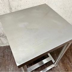 作業台 正方形 ステンレス スノコ板付き 業務用 家庭用 ステンレステーブル ガス台の画像