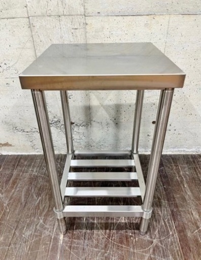 作業台 正方形 ステンレス スノコ板付き 業務用 家庭用 ステンレステーブル ガス台