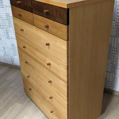 マルヨシ民芸家具 カプリII ハイチェスト タンス 衣装棚